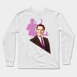 Jack Lemon - An illustration by Paul Cemmick Long Sleeve T-Shirt